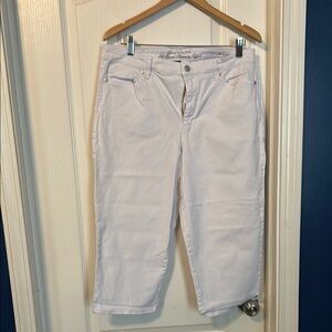 Gloria Vanderbilt White Ankle Cropped Jeans